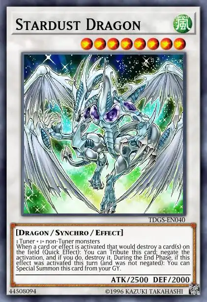 Edison Rulings for Stardust Dragon